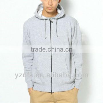 100% Cotton Hoodie XXL Full Zip Sweatshirts For Men