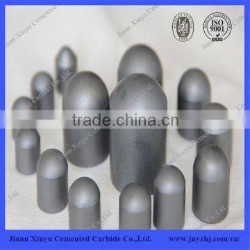 Q type spherical tooth cemented carbide button for mining