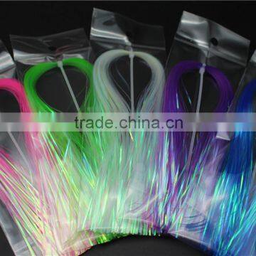 Assorted colors Flashabou crystal Flash Tinsel Flash Fly Tying Material 1mm wide