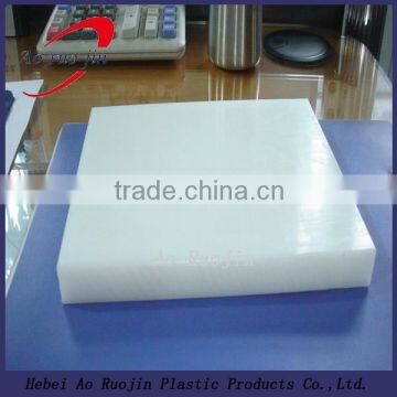 White low friction coefficient hdpe sheet