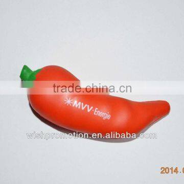 PU stress cayenne pepper toy