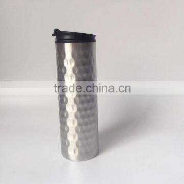 450ml Diamond-encrusted plastic travel mug