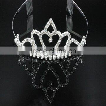 Wholesale Small Princess Crown Hairband Wedding Bridal Tiaras and Crowns photo-2