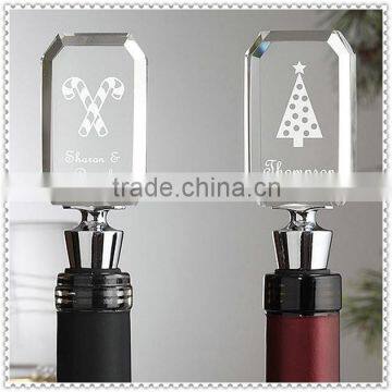 Customized Crystal Funny Wine Stopper for Birthday Gift