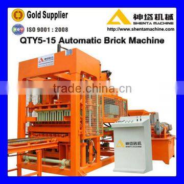 hot sale QTY5-15 Automatic hydraulic press brick machine