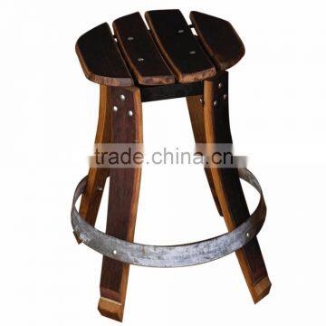 Wood & Iron Bar Stool