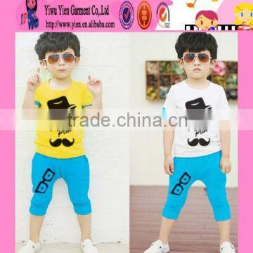 2015 Summer Baby Clothes Set, Baby Boy Clothing Set Summer Wholesale Baby Clothes Factory