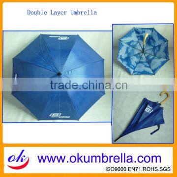 23"x8k auto open straight customized umbrella