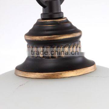 Vintage Light Bulb Glass Pendant Light Bar Lamp Wrought Iron Lighting photo-2