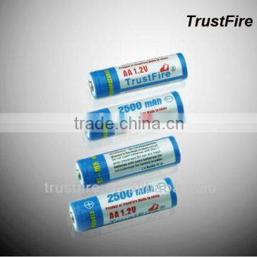 TrustFire Ni-MH 2500mAh 1.2V AA battery rechargeable original factory