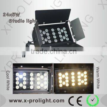 Guangzhou LED Lighting 24x5W led light TV Studio light White or Amber led bar light stage wash light