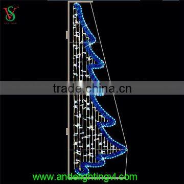 2D outdoor christmas tree decoration led christmas tree light