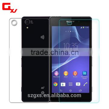 wholesale price mobile phone screen protective film for sony ultrathin tempered glass screen protector for sony z2