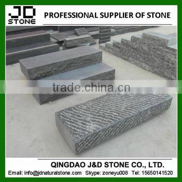 Chiseled Blue Limestone Outdoor Step Garden Steps