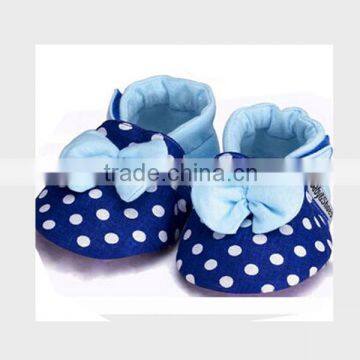 soft lovely knitted fabric baby shoes 2014 girls foreign shoes