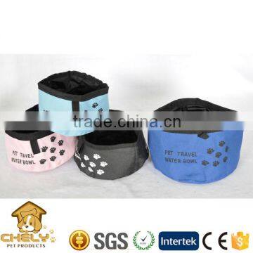 Various Color and Shape Pet Food Bowl With High-end Fabric, Tape and Zipper photo-5