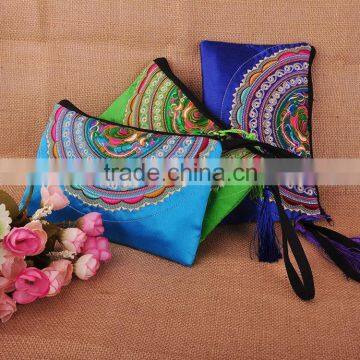 2014 wholesale fashion thai Hmong style ethnic embroidery ladies clutch bags