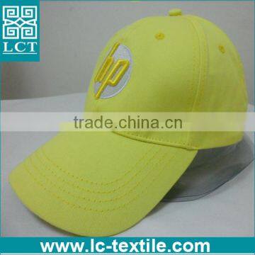 LCTN1875 OEM Service Bright Yellow Color Baseball Cap for Company