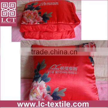 wholesale best selling blanket inside design chinese classic patterns silk cushion with your logo embroidery(LCTP0048)