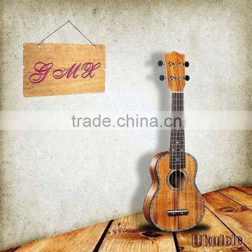 factory wholesale 21 inch Ukulele All Solid Musical Instrument