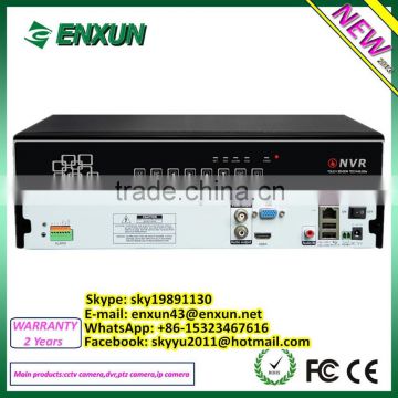 1080p 4ch NVR H.264 real time network ONVIF NVR with HDMI output