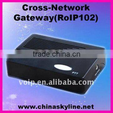 RoIP with One PTT Port Cross Network Gateway,RoIP102