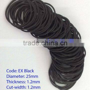 Rubber band size 014 EX Black 60% natural rubber