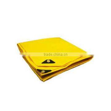 Poly Yellow Custom Tarps 6.0 oz. Per Square Yard. - 1200 Denier - 14x14 Weave Count Yellow Poly Adjustable Tarps