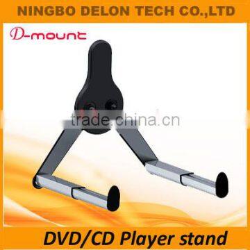 Aluminum Tempered Glass 20kg Set Top Box Glass Shelf Dvd Wall Mount