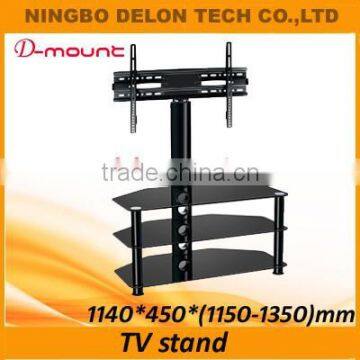 65 inch 40kg modern Glass aluminum TV plasma LCD led TV STAND Holder