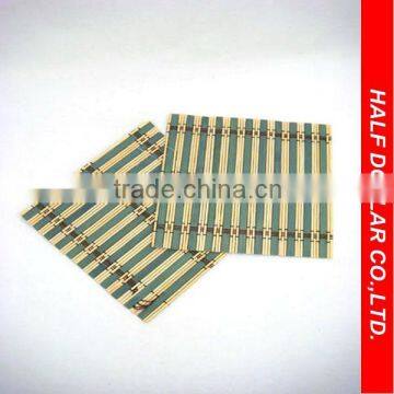 2pcs Square Bamboo Mats For One Dollar Item,Heat Resistant For Kitchen Use