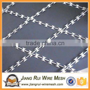 450mm coil diameter concertina razor barbed wire barbed wire