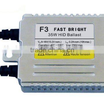 Fast bright speed starting slim hid xenon kit Quick Start Ballast 12V 35W 55W 70W