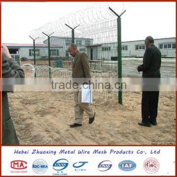 High Security Airport Fence / Prison Mesh Fence Panel / Wire Mesh 358 Fence