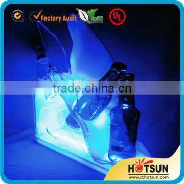 Shenzhen wholesale acrylic led wine display stand