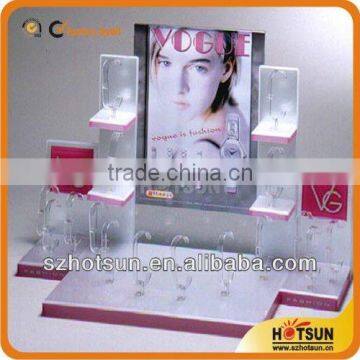 High quality acrylic C ring watch display holder clear acrylic watch display,New arrival popular bottle acrylic display