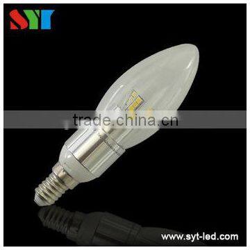 UL CUL CE ROSH SAA Listed High Quality and New Style 360 Beam Angel 3w E14 E12 LED Candle Light for Hotel