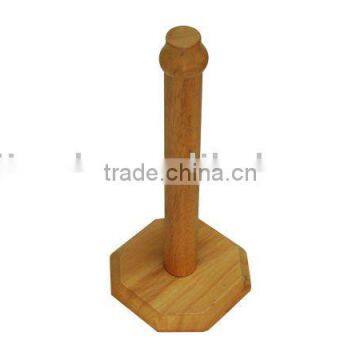 Wooden tissue roll Holder with skidproof feet