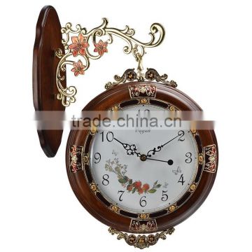 Modern Design Fashion Double Sided Station Clock, Atomic Wall Clock, Watch Shaped Wall Clock