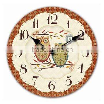 2016 Promotional Decorative Wood Clcok, Custom Wall Clock