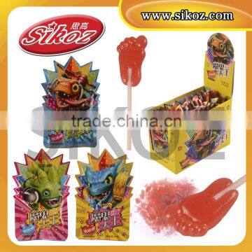 SK-P050 Fruit Foot Lollipop With Magic Pop Candy