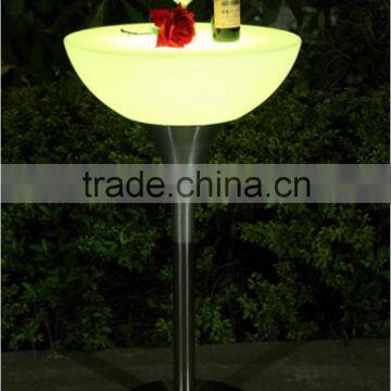 2016 Top Sale Decorative Party Led Color Changing Table/Garden Furniture Set Outdoor Console Table/Disco Table photo-2