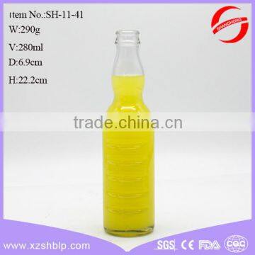 Factory supply clear glass drinking bottle wholesale for water