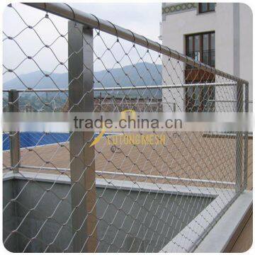 handrail stainless steel cable,stainless steel wire rope mesh net, cable wire netting mesh