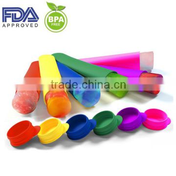 BPA Free Colorful Silicone Ice Pop Maker/Silicone Ice Maker