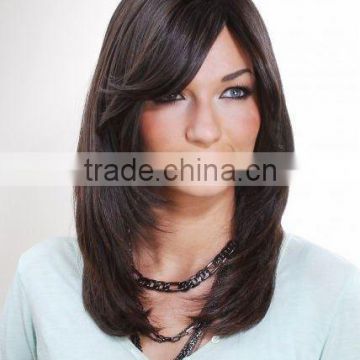 MonoFilament top Human hair Wigs - Half Hand Made Wigs