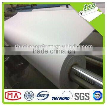 Bleached Twill White Fabric Coating Dye Sub Fabric