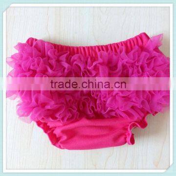 Summer Soft Baby Ruffle Cute Chiffon Girls Bloomer Cotton Baby Girls Diaper Cover Cheap Underwear