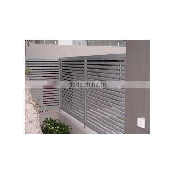 Different color aluminium guard fence/corrugated aluminium yard fence