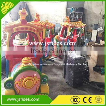 Electric track train with customized track electric kiddie train for sale